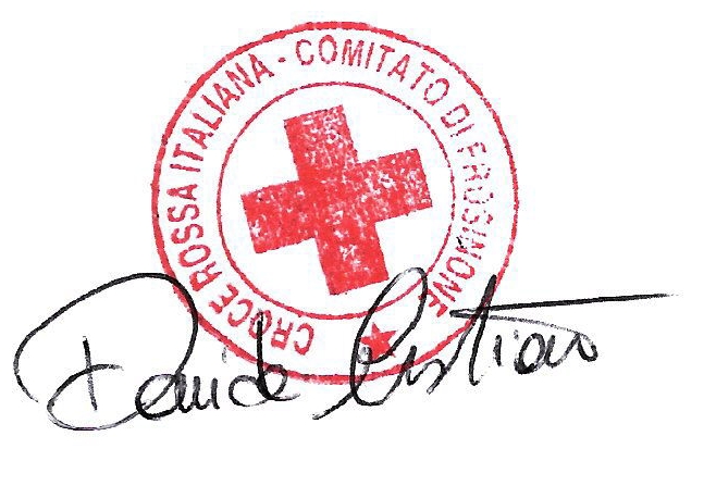 Logo e firma CRI