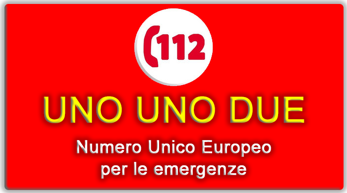 Logo del Numero Unico Europeo per le Emergenze